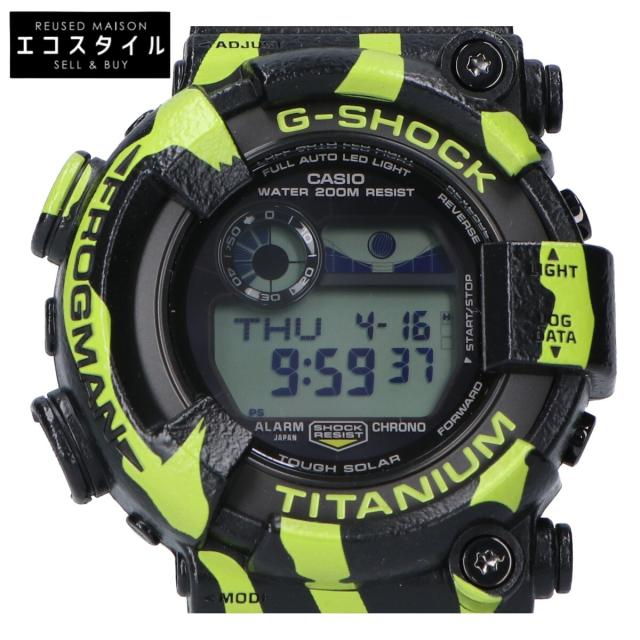 G-SHOCK ジーショック 腕時計 ブラックxネオングリーン メンズ