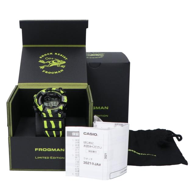 G-SHOCK ジーショック 腕時計 ブラックxネオングリーン メンズ_7