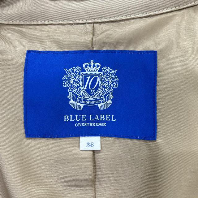 BLUE LABEL CRESTBRIDGE ブルーレーベルクレストブリッジ コート 38 ベージュ レディース_4