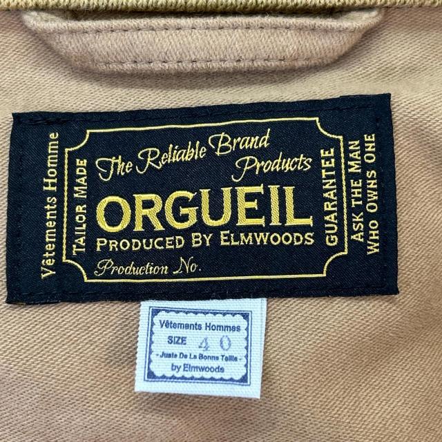 ORGUEIL オルゲイユ ジャケット 40 ネイビー メンズ_4