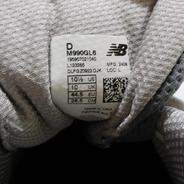 NEW BALANCE ニューバランス シューズ US10 1/2 グレー メンズ_7