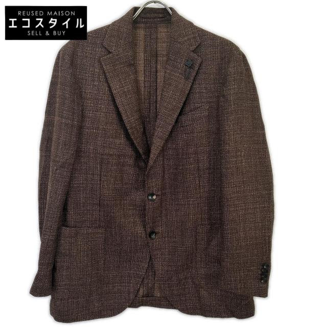 LARDINI ラルディーニ ジャケット 52 ブラウン メンズ