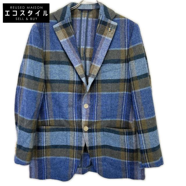 Belvest ベルベスト ジャケット 50 ブルー メンズ
