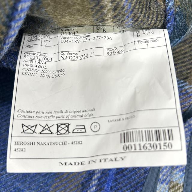 Belvest ベルベスト ジャケット 50 ブルー メンズ_4