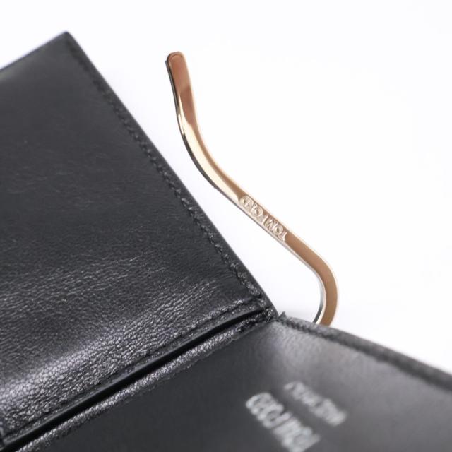 TOM FORD トムフォード 二つ折り財布（小銭入れなし） ブラック メンズ_8