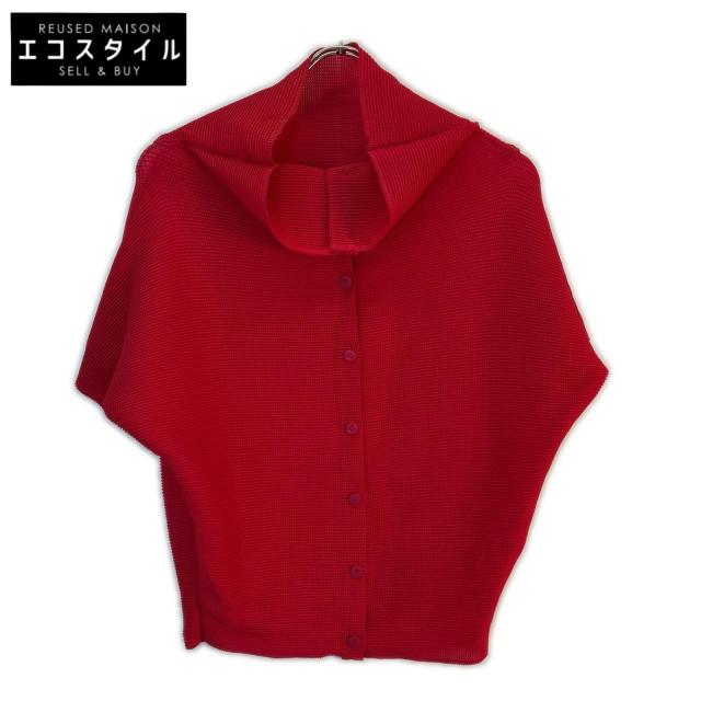 MeISSEYMIYAKE ミーイッセイミヤケ トップス 記載なし レッド レディース
