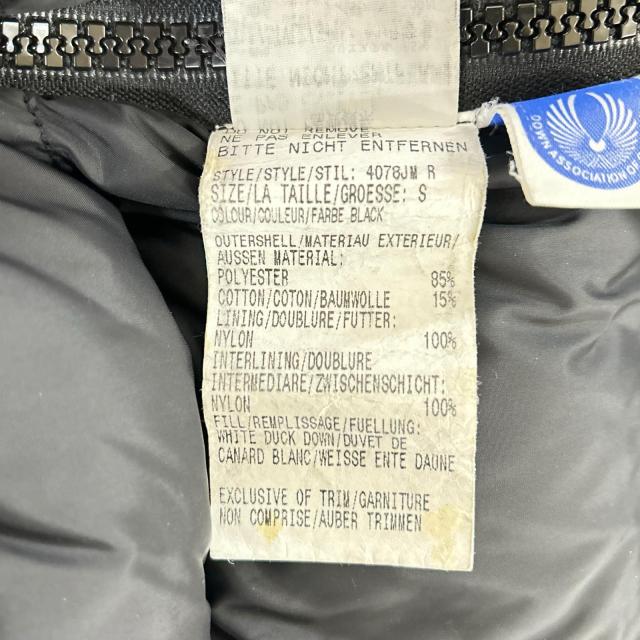 CANADA GOOSE カナダグース ジャケット S ブラック メンズ_7