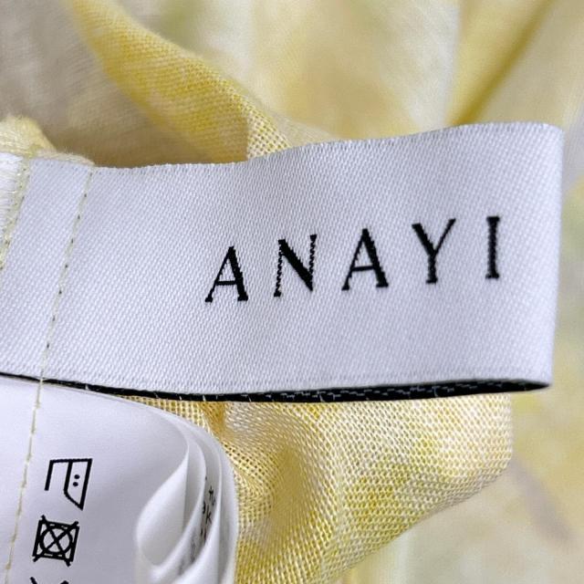 ANAYI アナイ ワンピース 36 イエロー レディース_4