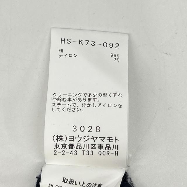 Yohji Yamamoto POUR HOMME ヨウジヤマモトプールオム トップス 3 ブラック メンズ_5
