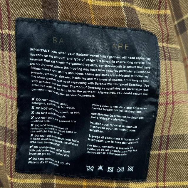 Barbour バブアー ジャケット 46 ブラウン メンズ_5