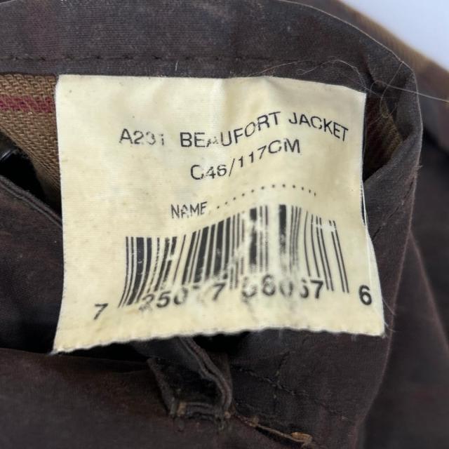 Barbour バブアー ジャケット 46 ブラウン メンズ_7