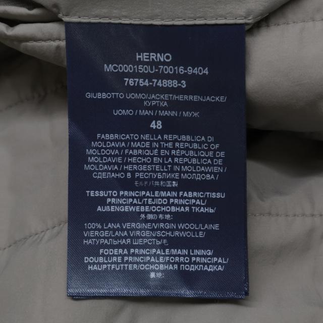 HERNO ヘルノ ジャケット 48 グレー メンズ_6