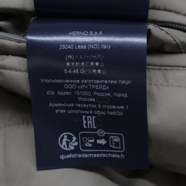 HERNO ヘルノ ジャケット 48 グレー メンズ_8