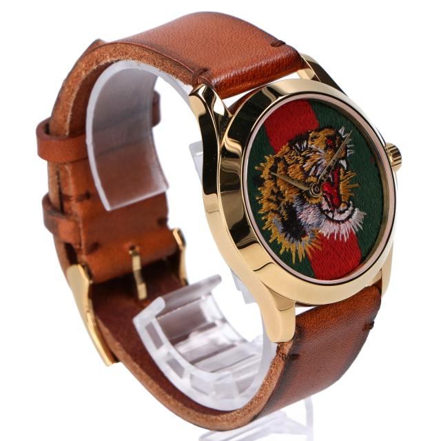 GUCCI グッチ 腕時計 グリーン×レッド レディース 【公式通販】