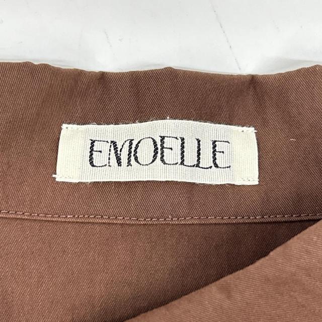 EMOELLE エモエレ ワンピース F ブラウン レディース_3