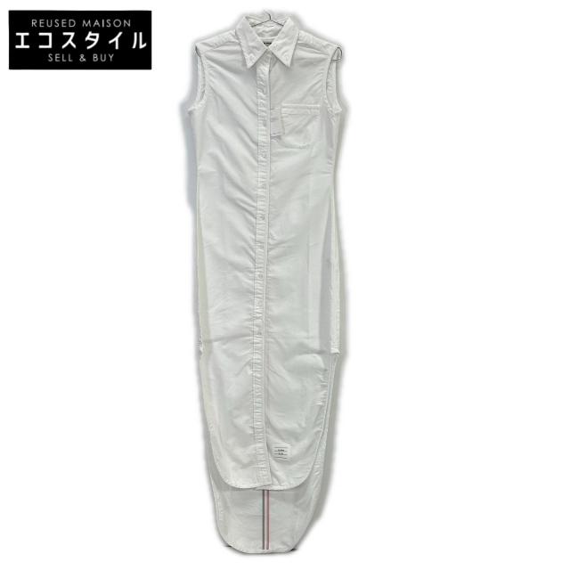 THOM BROWNE トムブラウン ワンピース 36 ホワイト レディース