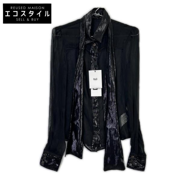 DOLCE&GABBANA ドルチェアンドガッバーナ トップス 38 ブラック