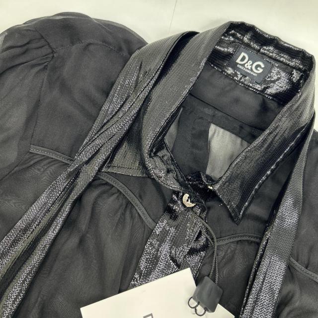 DOLCE&GABBANA ドルチェアンドガッバーナ トップス 38 ブラック