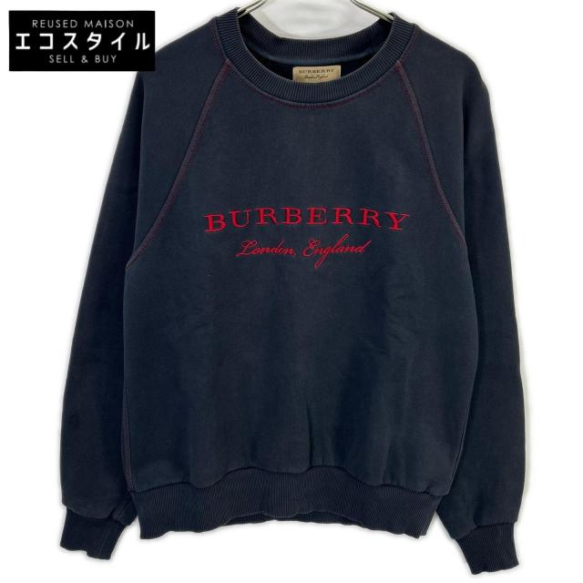 BURBERRY バーバリー トップス M ネイビー メンズ