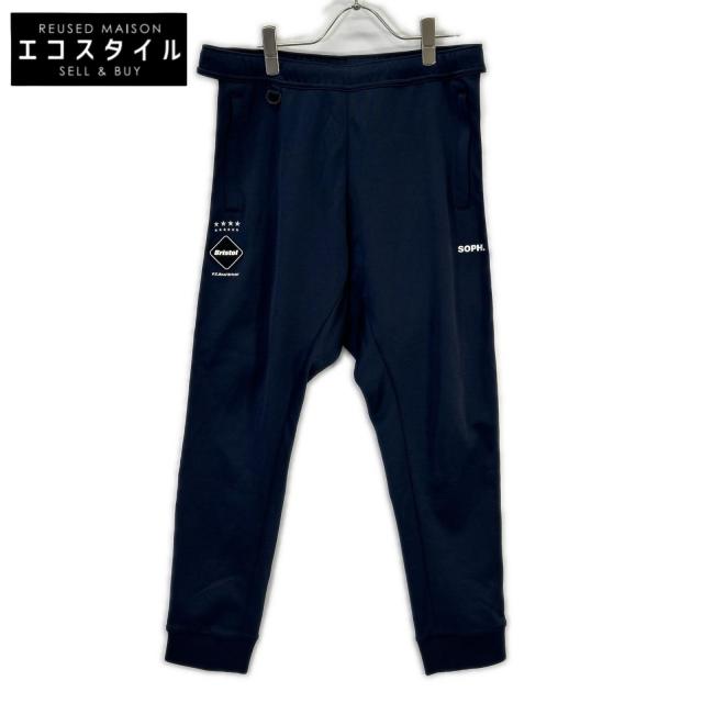 F.C.Real Bristol エフシーリアルブリストル ボトムス XL ネイビー×ホワイト メンズ