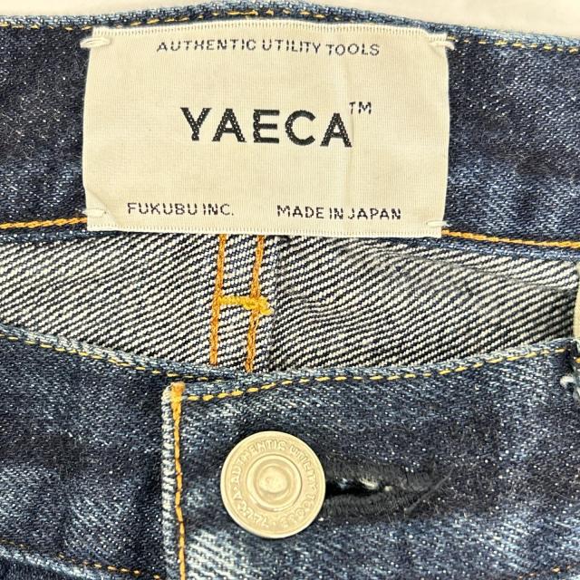 YAECA ヤエカ ボトムス 31 インディゴ メンズ_3
