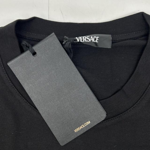 Versace ヴェルサーチ トップス M ブラック メンズ_3