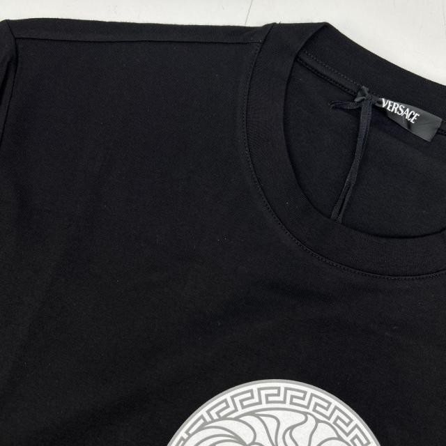 Versace ヴェルサーチ トップス M ブラック メンズ_9