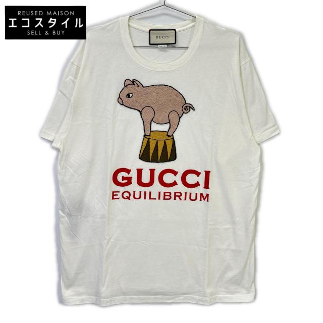 GUCCI グッチ トップス L ホワイト メンズ