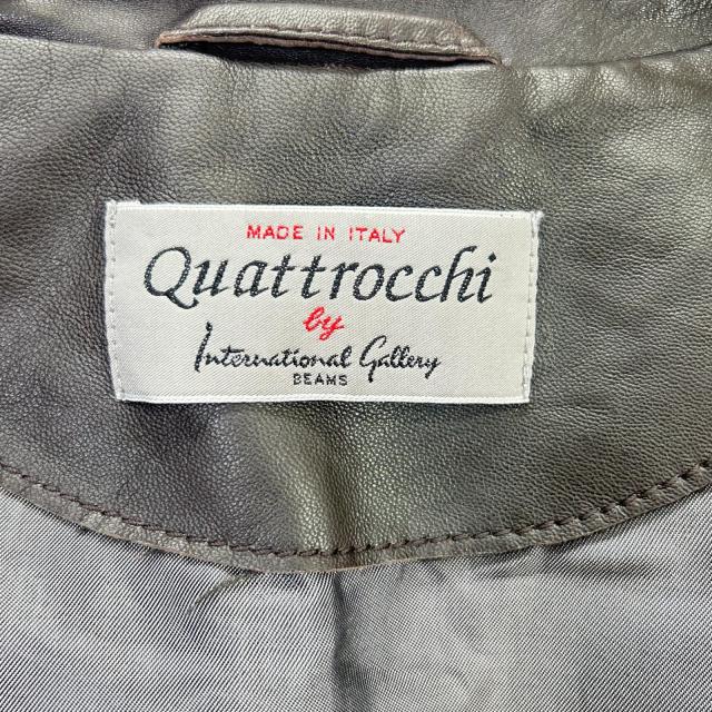 QUATTROCCHI クアトロッキ ジャケット 46 ブラウン メンズ_4