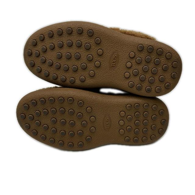 TODS トッズ シューズ 36 ブラウンｘベージュ レディース_7