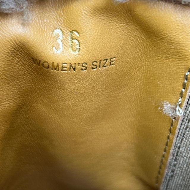 TODS トッズ シューズ 36 ブラウンｘベージュ レディース_9