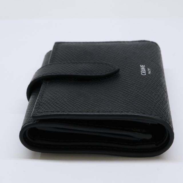 CELINE セリーヌ 三つ折り財布（小銭入れあり） ブラック レディース_4