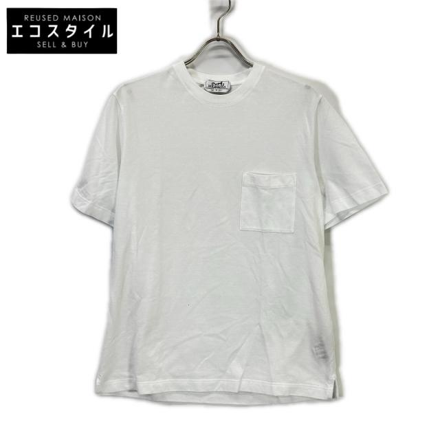 HERMES エルメス トップス S ホワイト メンズ