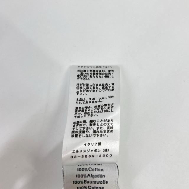 HERMES エルメス トップス S ホワイト メンズ_5