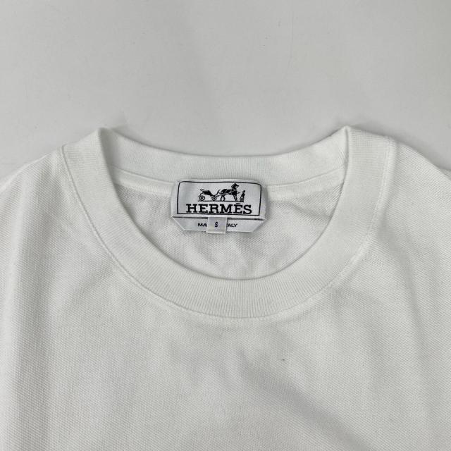 HERMES エルメス トップス S ホワイト メンズ_6