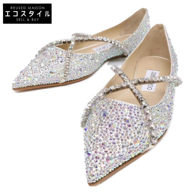 JIMMY CHOO ジミーチュウ シューズ 36 シルバー レディース