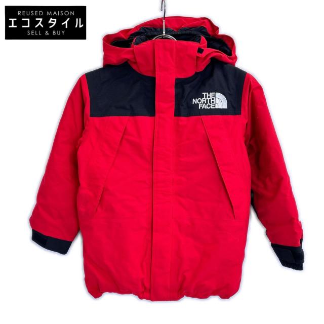THE NORTH FACE 北の方人間の顔 上衣 130 赤いこと キッズ