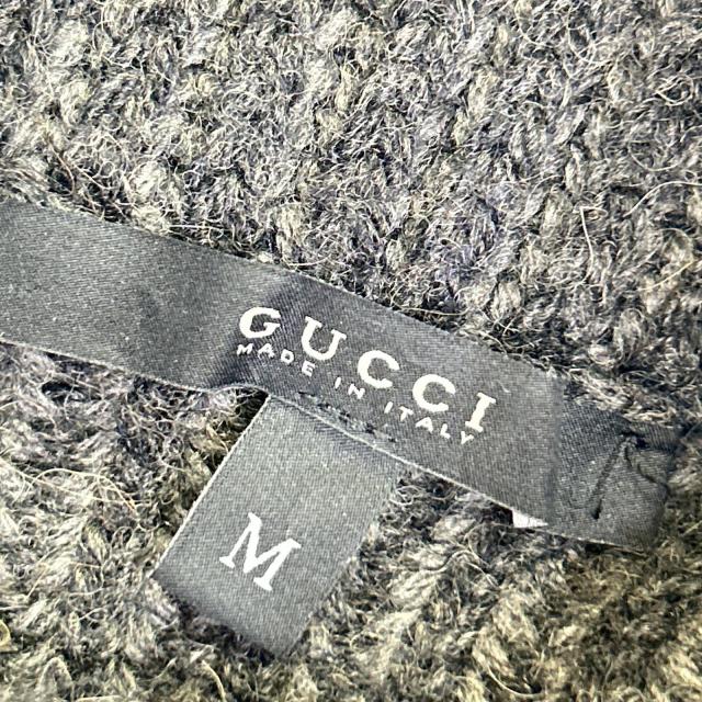 GUCCI グッチ ベスト M グレー レディース_3