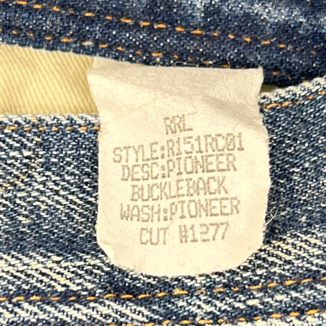 RRL ダブルアールエル ボトムス 34×32 インディゴ メンズ_5