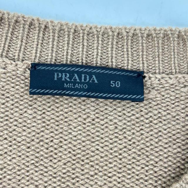 PRADA プラダ トップス 50 ブラウン メンズ_3