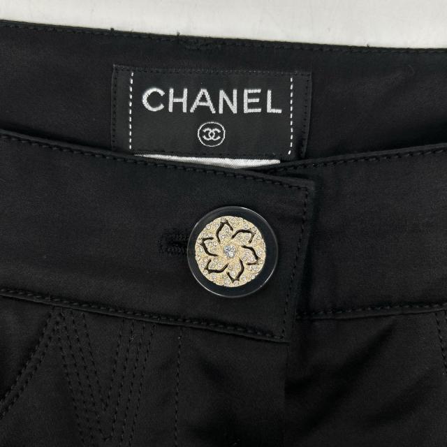CHANEL シャネル ボトムス 38 ブラック レディース_3