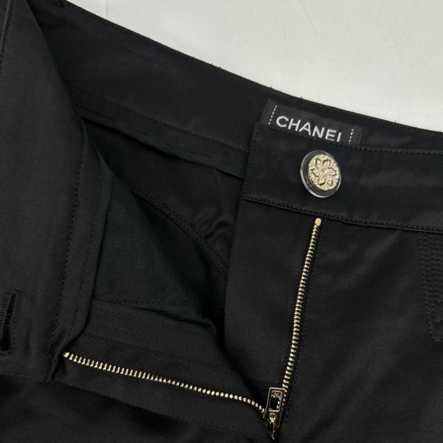 CHANEL シャネル ボトムス 38 ブラック レディース_7
