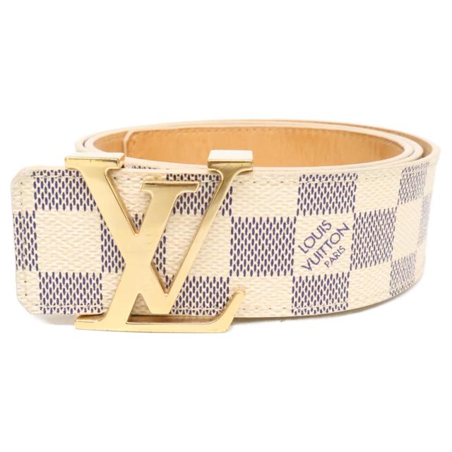 LOUIS VUITTON　ルイヴィトン　ベルト　アズール　ダミエ　85/34 LOUIS VUITTON ルイヴィトン ベルト 85/34 ダミエアズール メンズ