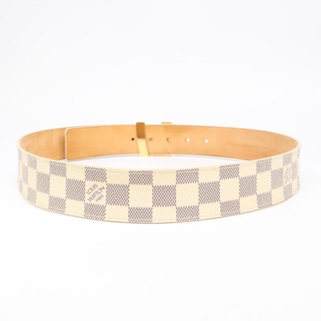 LOUIS VUITTON ルイヴィトン ベルト 85/34 ダミエアズール メンズ