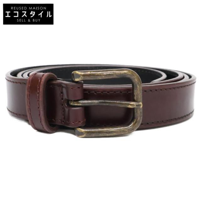 DRIES VAN NOTEN ドリスヴァンノッテン ベルト 70 バーガンディ系 レディース
