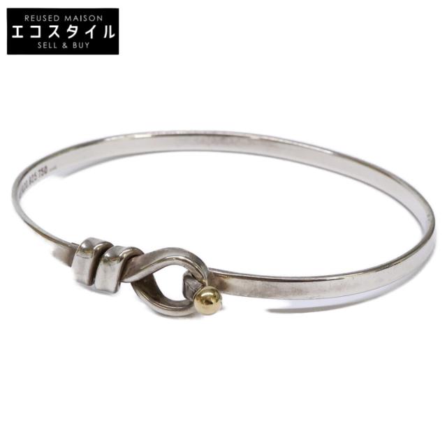 TIFFANY&Co. ティファニー バングル シルバー/イエローゴールド レディース