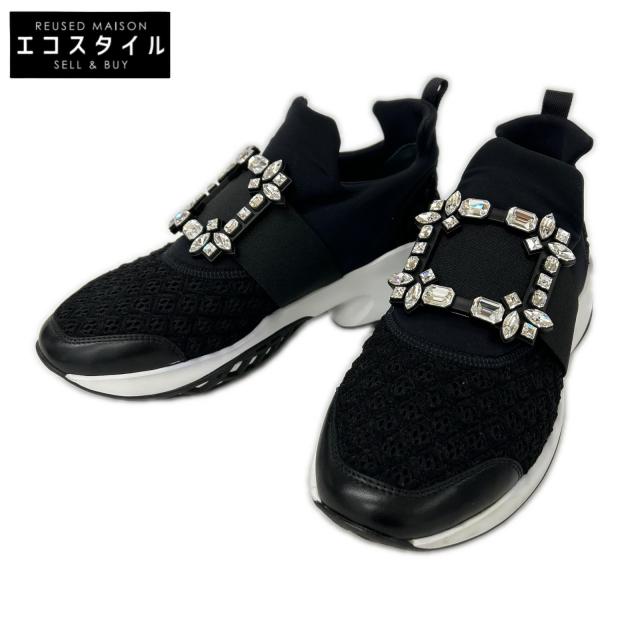 RogerVivier ロジェヴィヴィエ シューズ 38 ブラック/ホワイト レディース