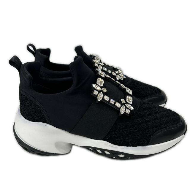 RogerVivier ロジェヴィヴィエ シューズ 38 ブラック/ホワイト レディース_4