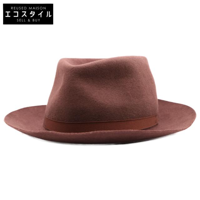 Borsalino ボルサリーノ 帽子 ダークブラウン メンズ