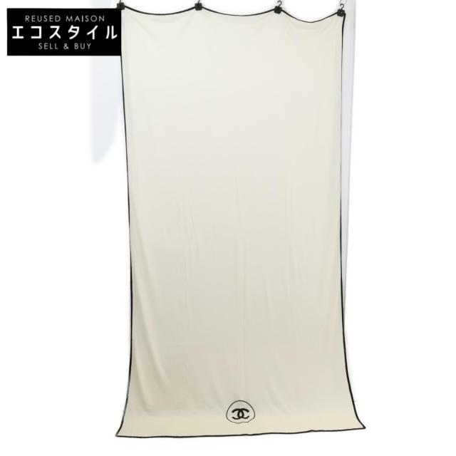 CHANEL シャネル ストール アイボリー/ブラック レディース